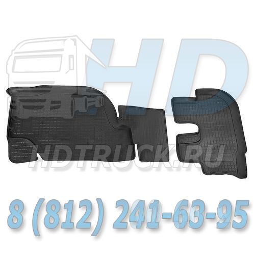 Коврик салона резиновый (комплект 2шт) HD65, HD72, HD78 Hyundai-Kia
